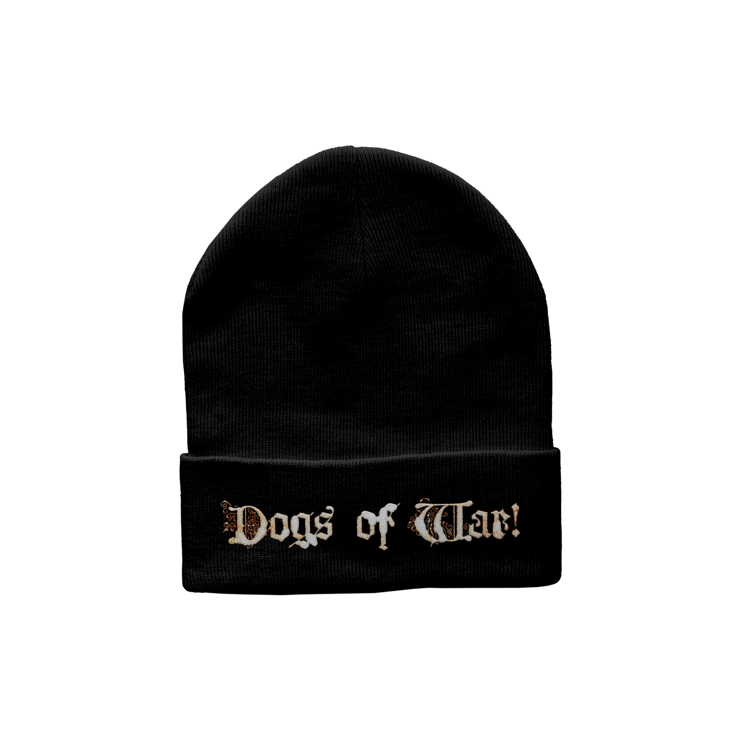 "Dogs of War" Beanie for Dogs of War. Available for Pre-Order now.