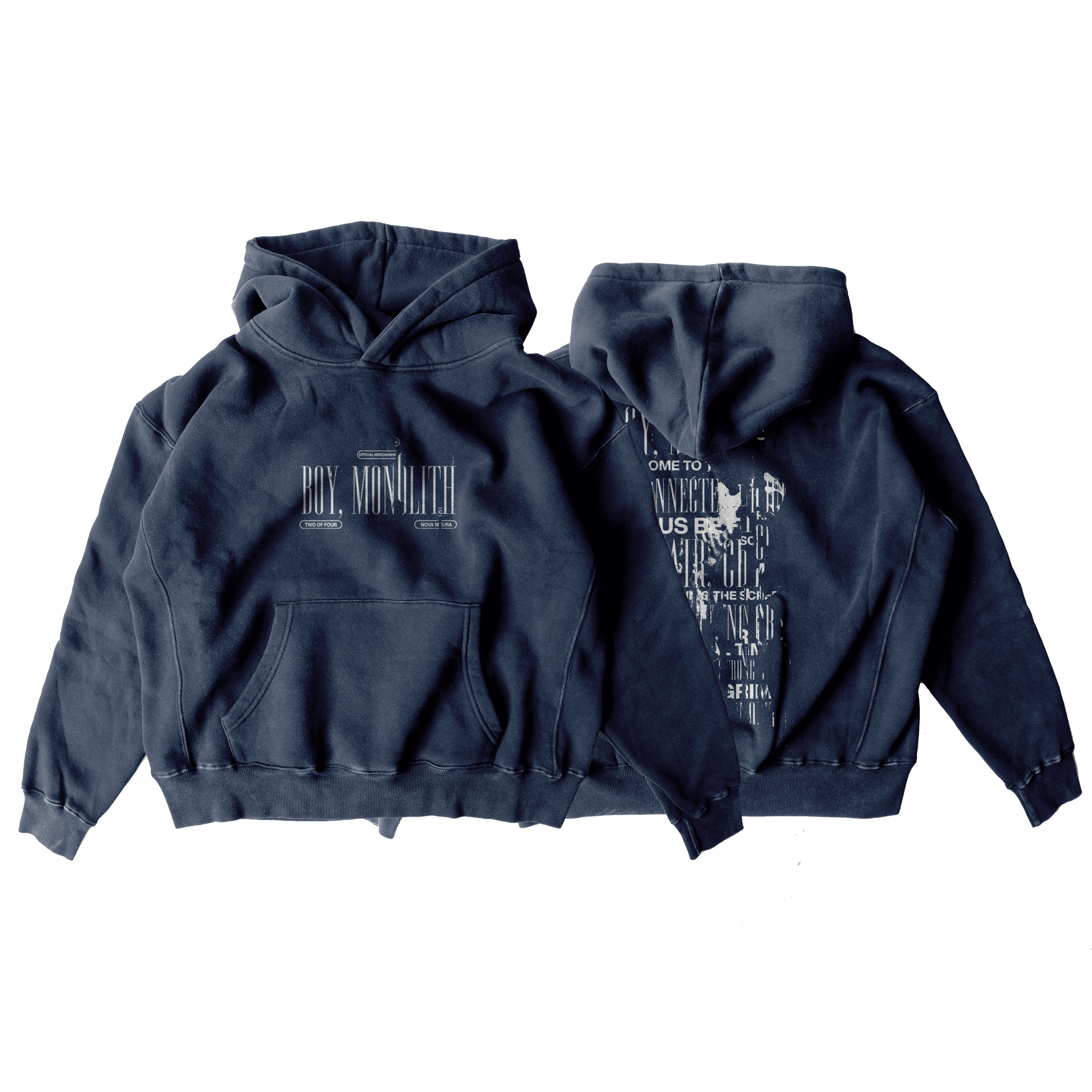 "Boy Monolith" Hoodie Concept for Nova Moura. Available for Pre-Order Spring 2025.