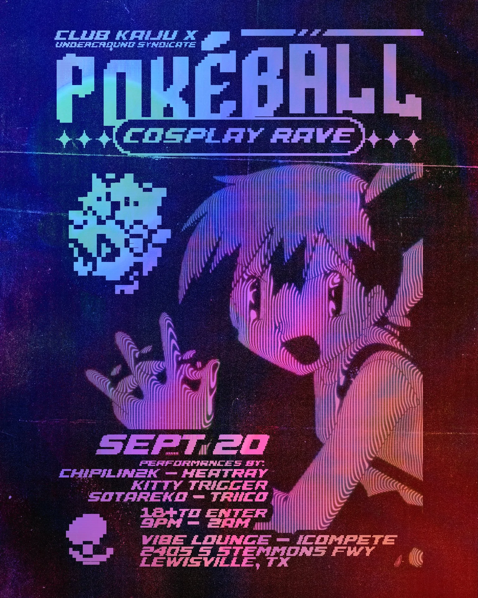 Pokeball: Pkmn Cosplay Rave (Dallas) — Club Kaiju