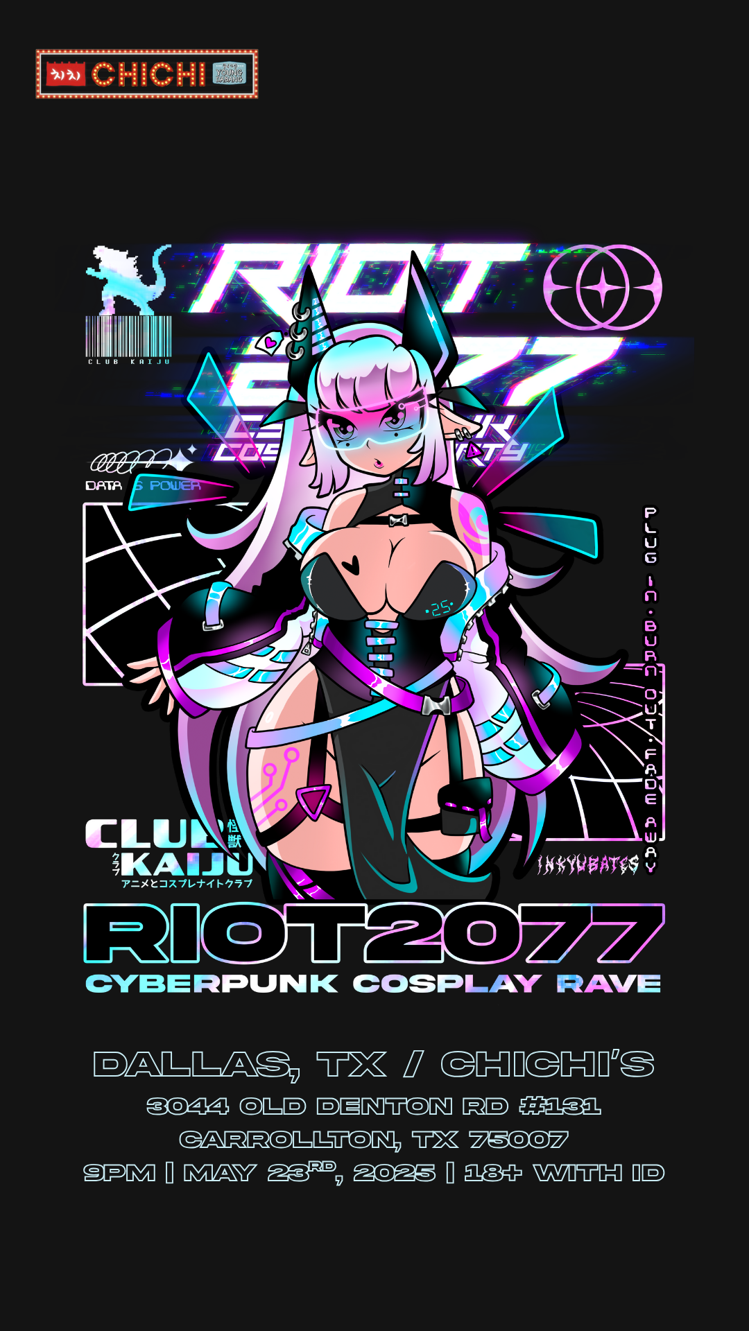 Riot 2077: Cyberpunk Cosplay Rave (Dallas) — Club Kaiju
