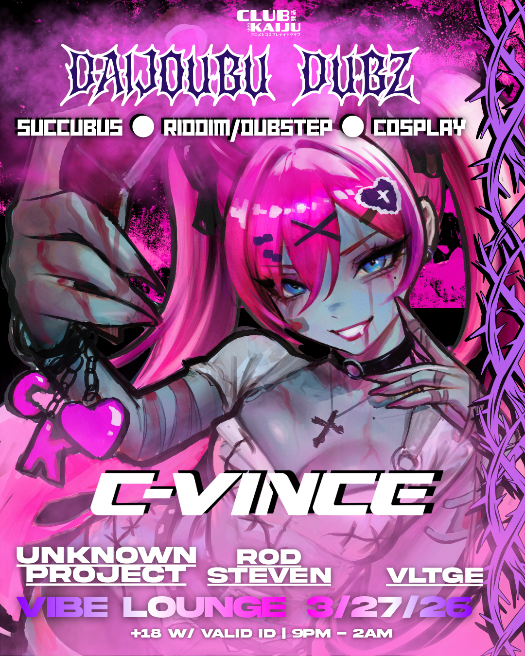 DAIJUOBU DUBZ: Succubus Dubstep Cosplay Rave