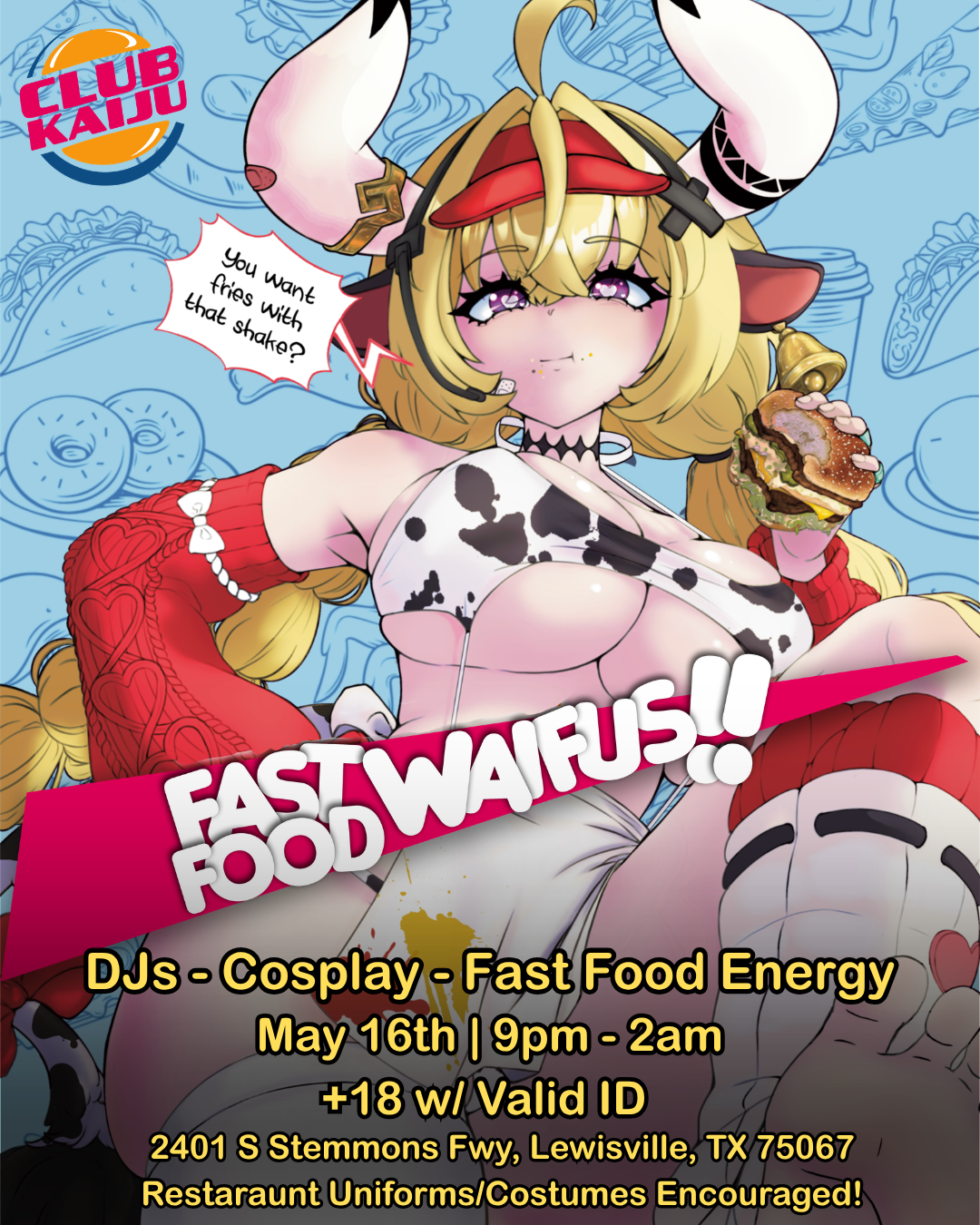 Fast Food Waifus(Cosplay Rave)