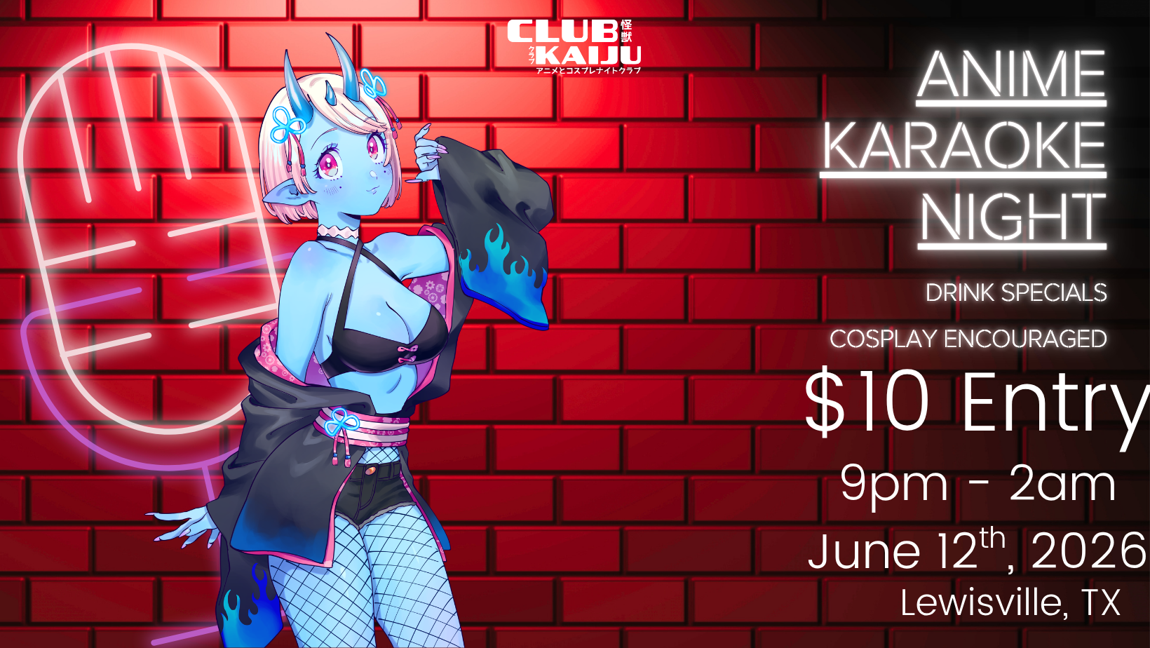 Kaiju Karaoke - Anime x Cosplay Karaoke Night(6.12)