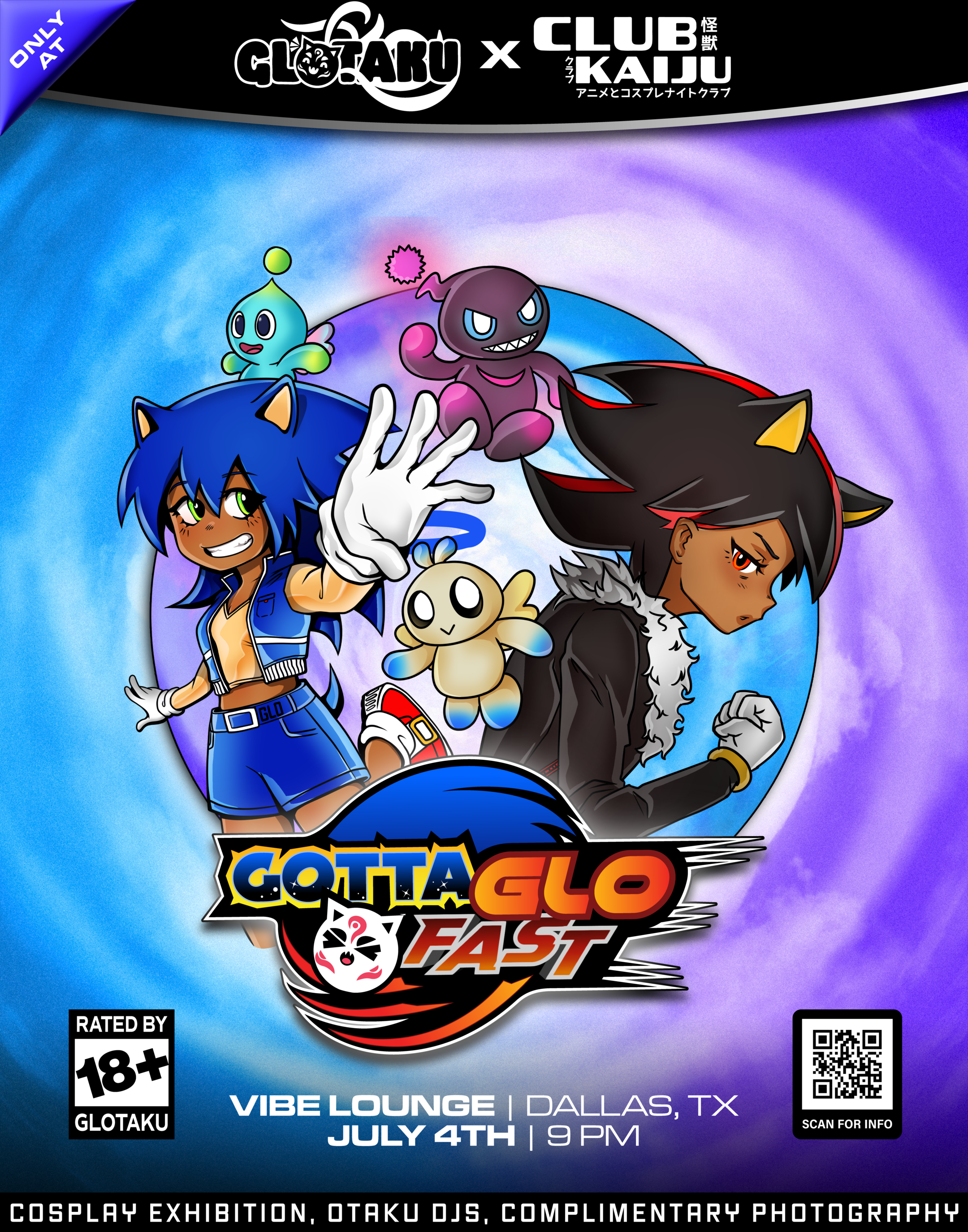 GOTTA GLO FAST - Sonic Cosplay Rave W/Glotaku (7.4)
