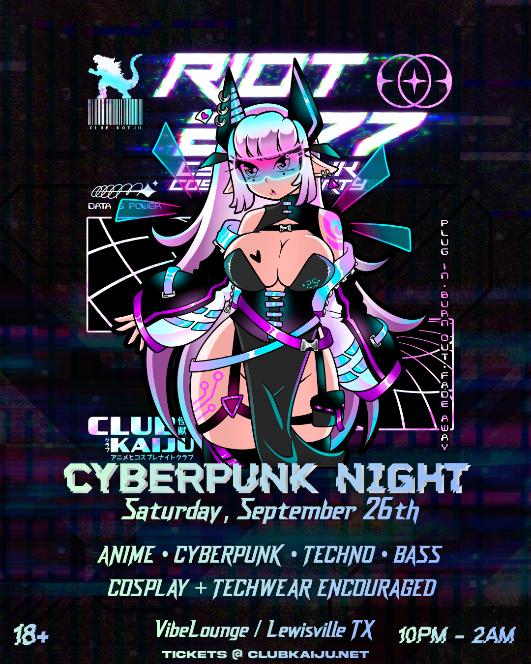 CYBERPUNK NIGHT - 2077 Cosplay Rave (9.26) DALLAS