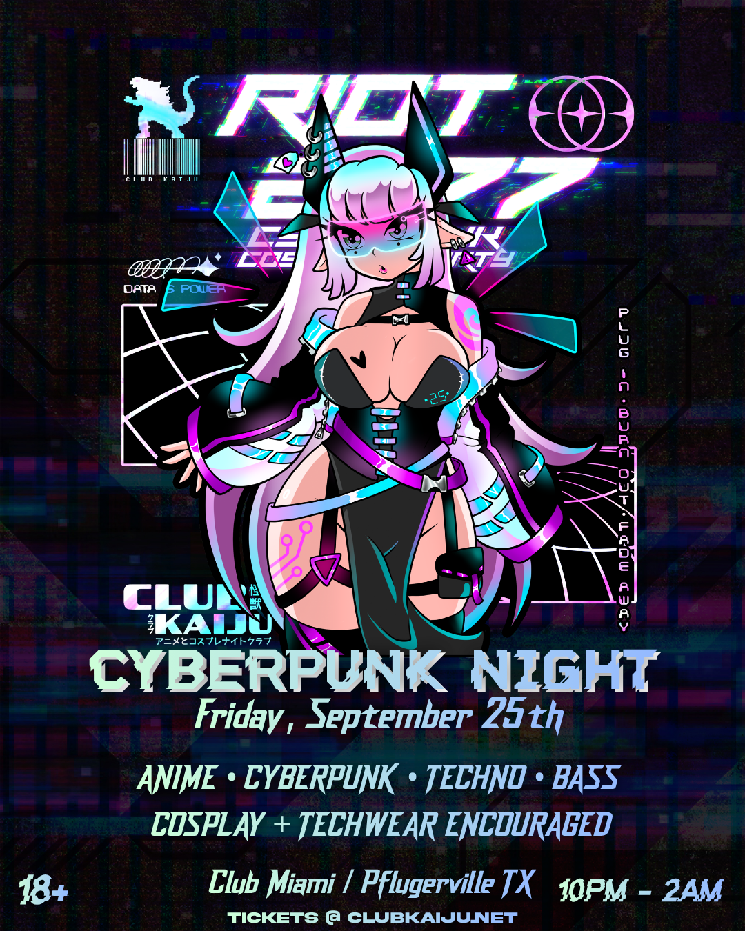 CYBERPUNK NIGHT - 2077 Cosplay Rave (9.25) AUSTIN