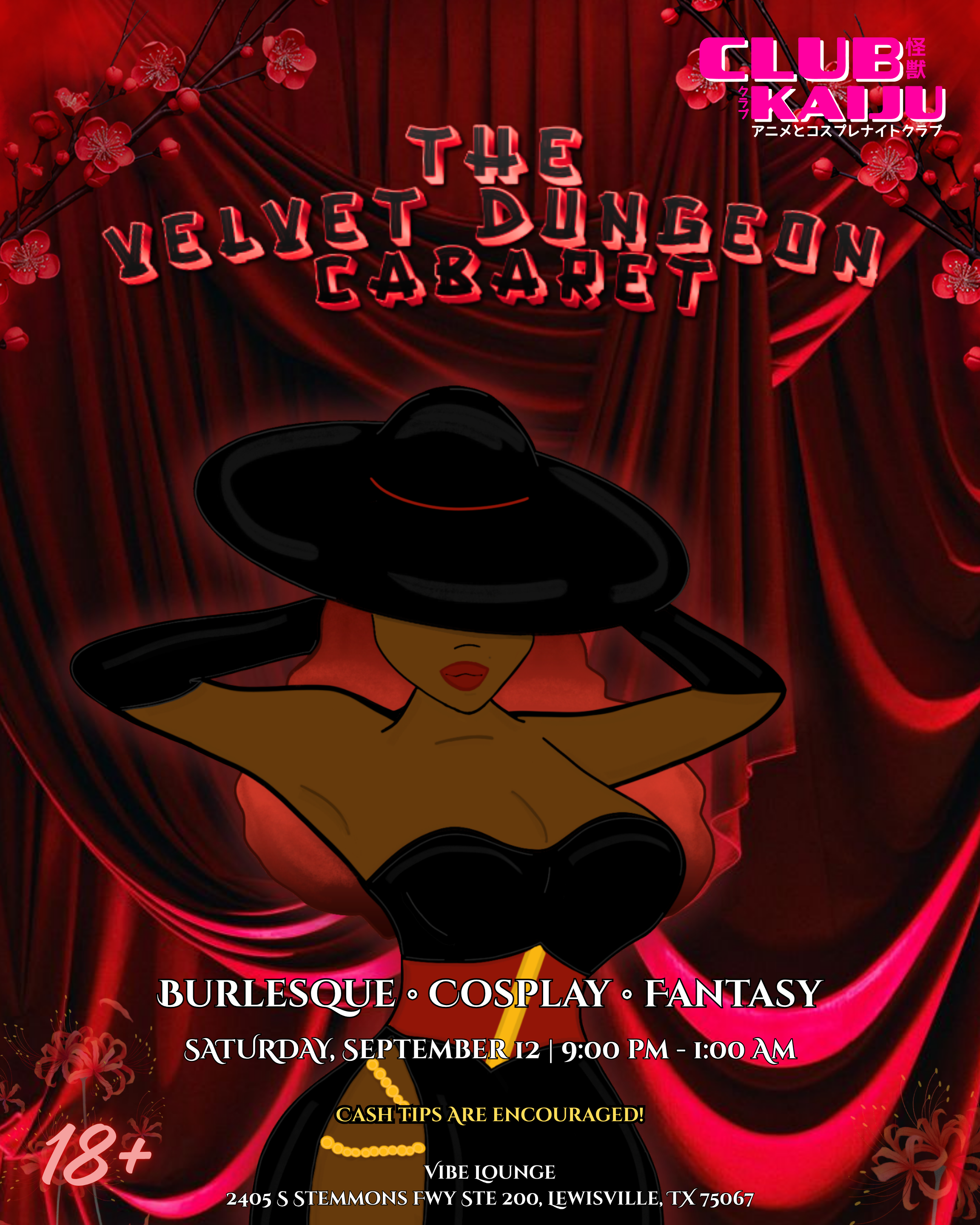 The Velvet Dungeon Cabaret - Cosplay Burlesque (9.12)