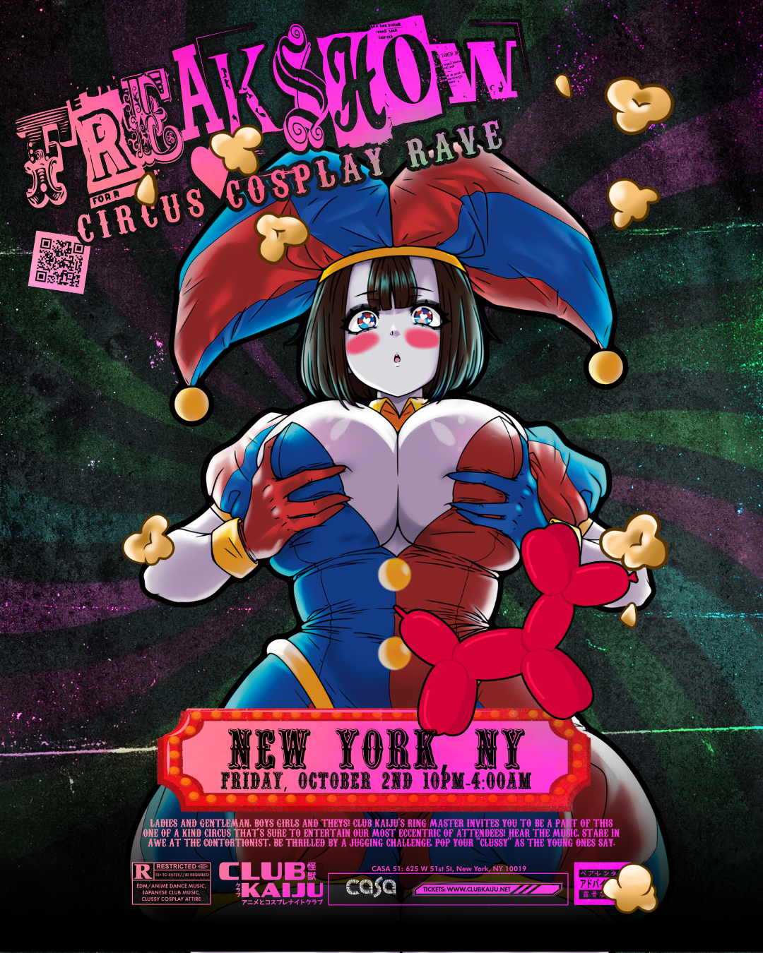 Freakshow: Circus Cosplay Rave - NEW YORK 10.2.26