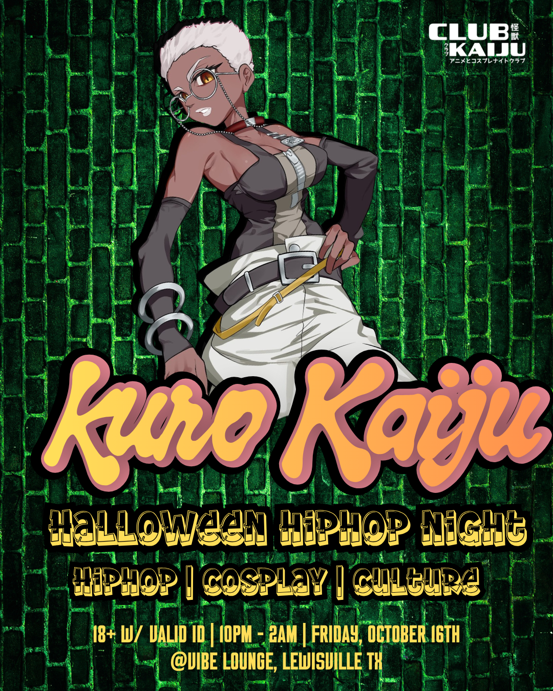 Kuro Kaiju - Halloween Hiphop Night(10.16)