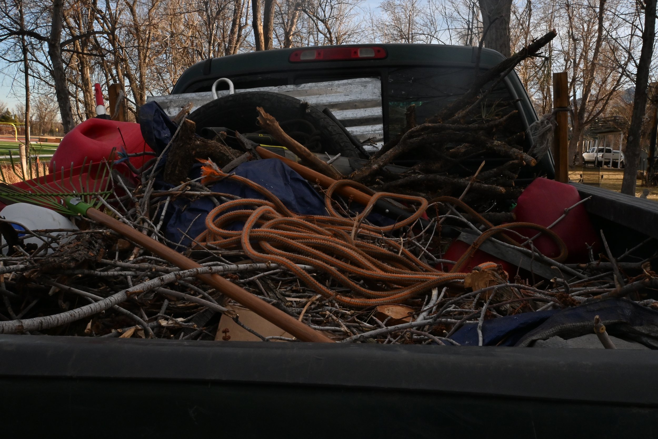 Randall Sorensen's truck on March 15, 2022 in Boulder, Colorado. (Photo by Colette Czarnecki)