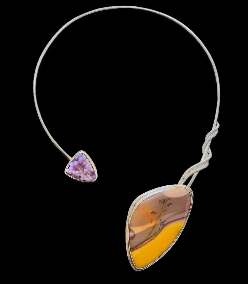 DownsCynthia_DesertSummerNeckpiece_GrapeChalcedony,MooakiteJasper,FineAndSterlingSilver_1800.jpg