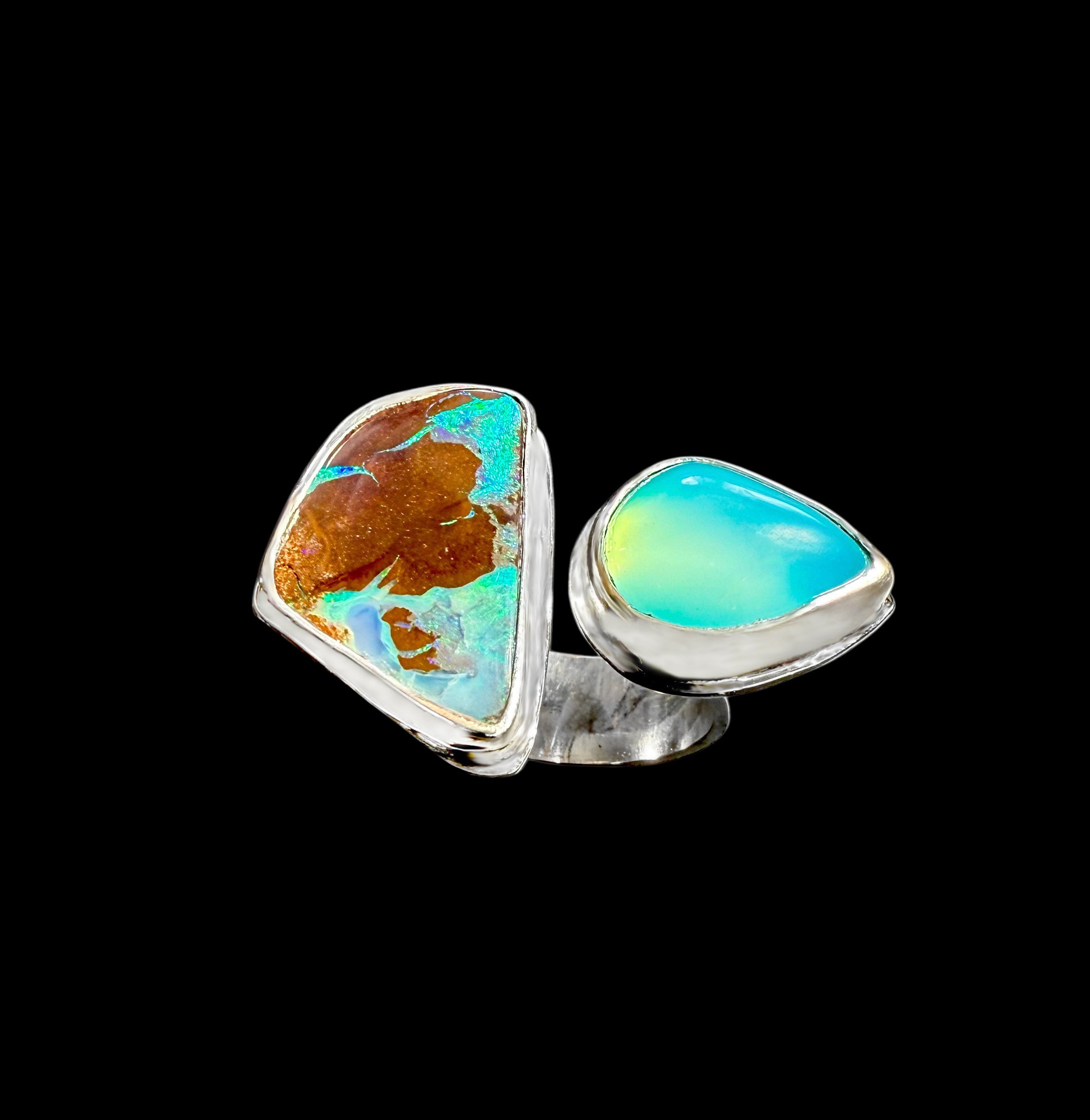 DownsCynthia_2StoneRing_AustralianBoulderOpal, ParaibaAgate,FineAndSterlingSilver_1200.jpg