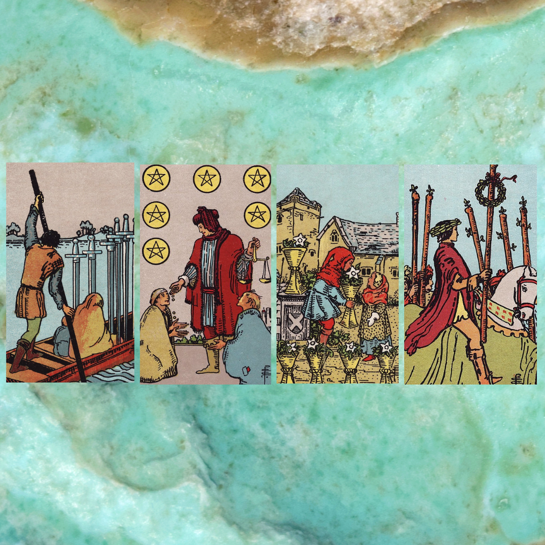 Mediation with the Minor Arcana Sixes