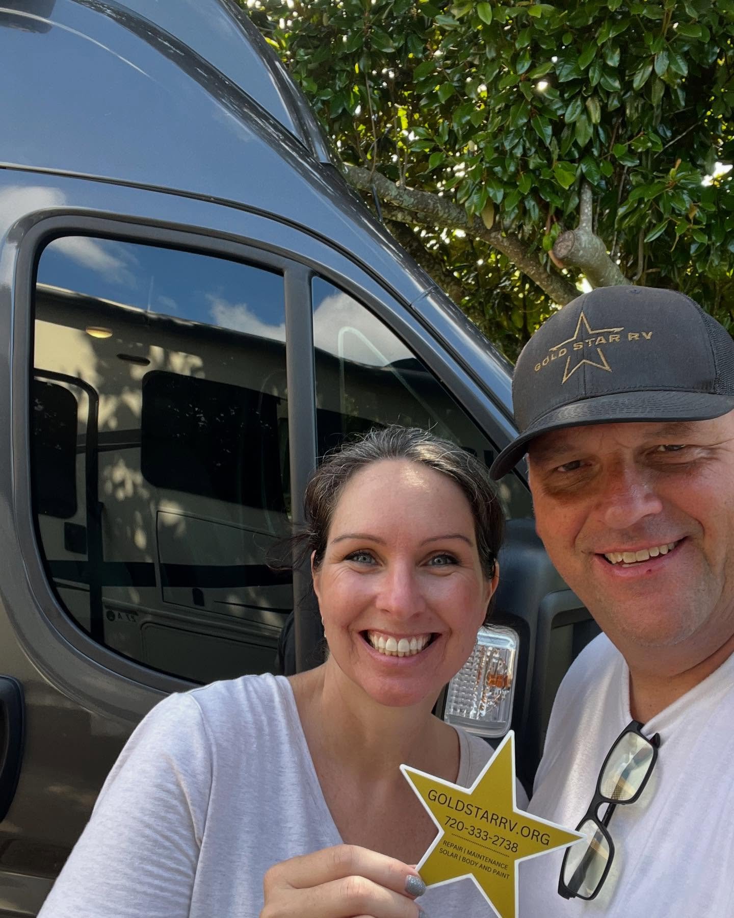 Lori was having a problem with her onboard AC unit, and the rear door. We did some testing and made some adjustment. Also discussed some sumo spring options. She&rsquo;s ready for travel now. Thanks Lori. #rvlife #vanlife #classbrv