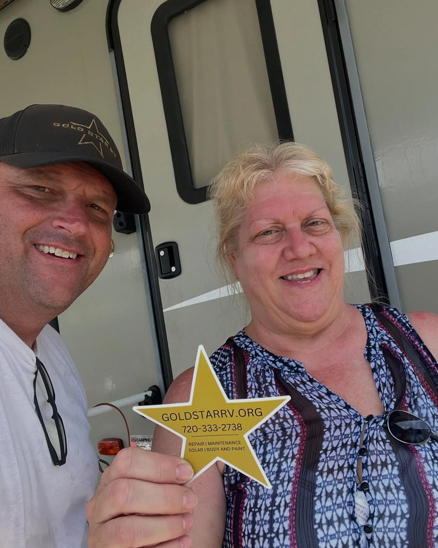 Kim is a repeat customer of ours. We&rsquo;ve fixed awnings, water leaks, releveled, water heater and a handful of other items over time. Thanks for the work Kim. #rvlife #certifiedrvtech