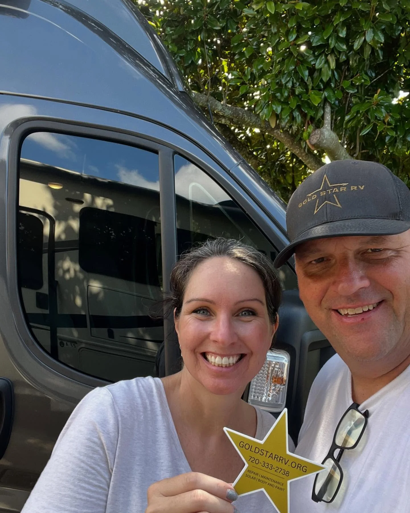 Lori was having a problem with her onboard AC unit, and the rear door. We did some testing and made some adjustment. Also discussed some sumo spring options. She&rsquo;s ready for travel now. Thanks Lori. #rvlife #vanlife #classbrv