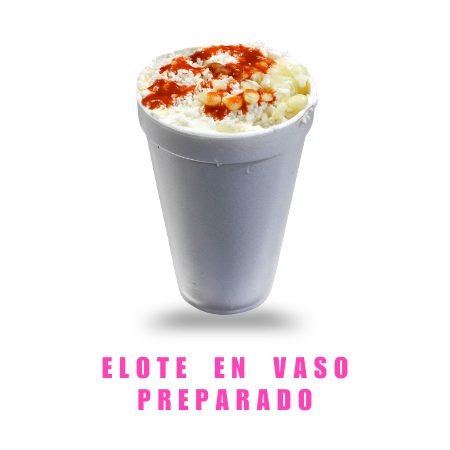 Elote en vaso Preparado