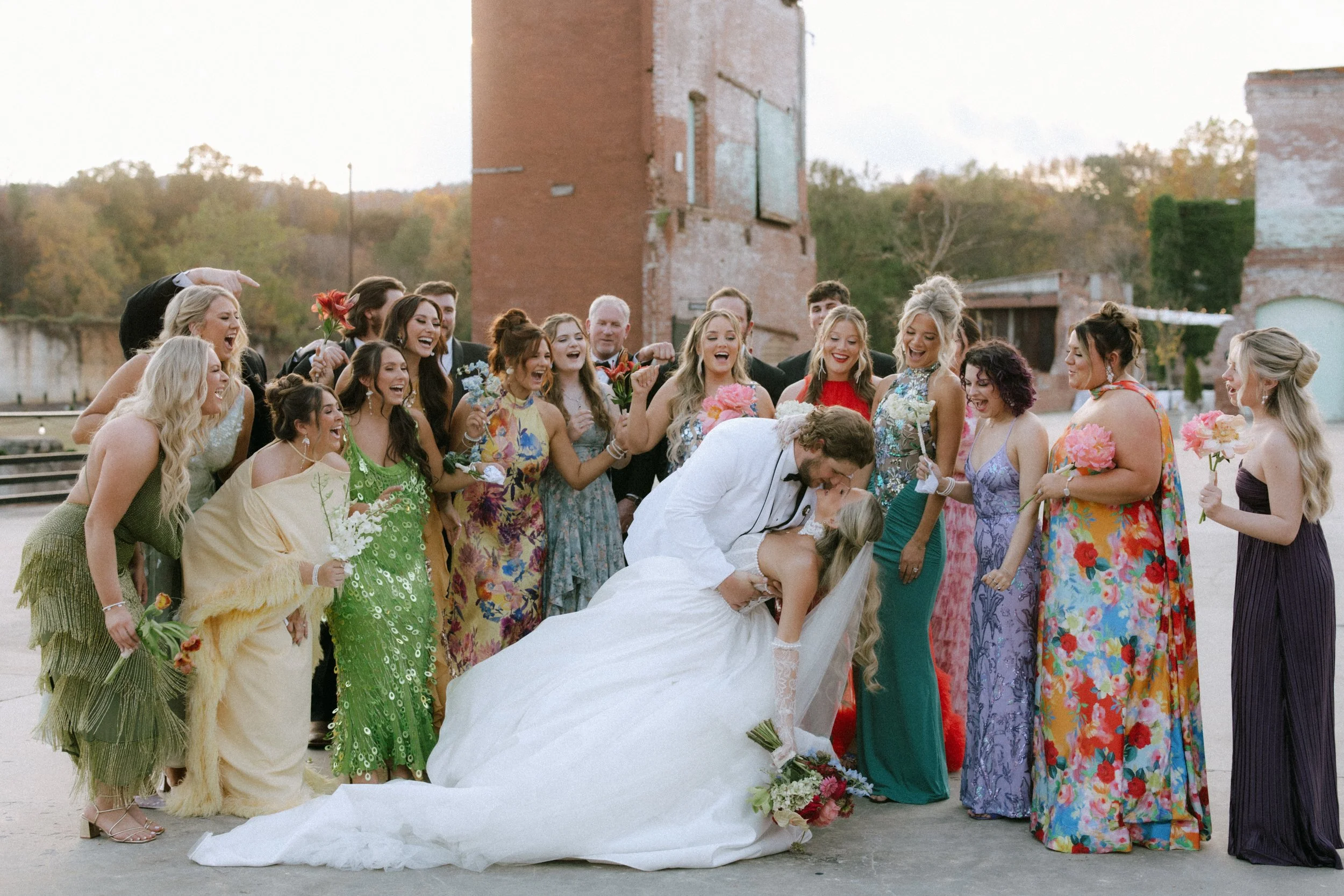 A Colorful Wedding at The Lindale Mill | Rome, Georgia 