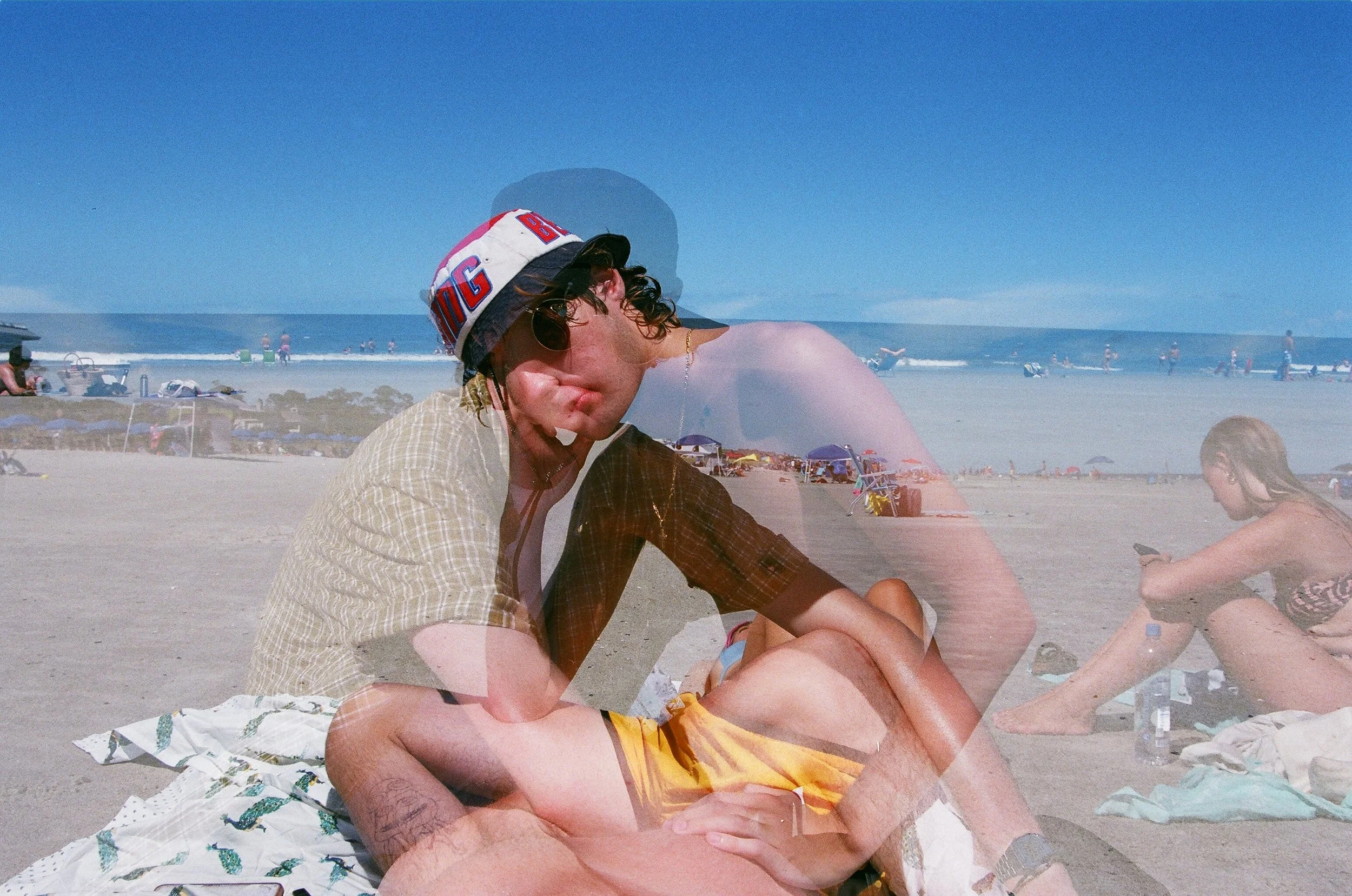 Double Exposure of Simon and Jasper, 2020