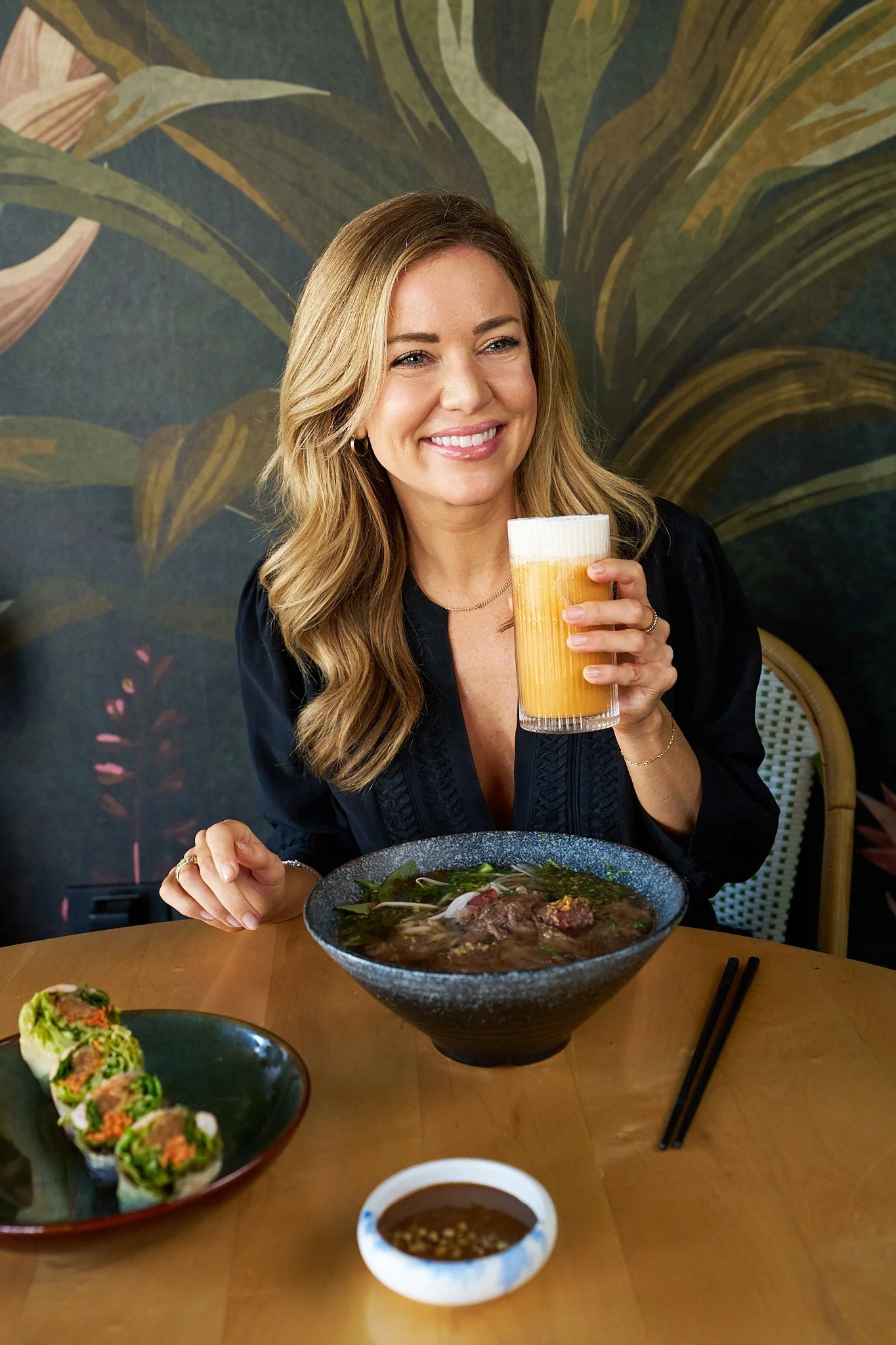 Restaurant lifestyle photography for Monarch Bay Plaza, styled and photographed by Brianna Beck in Southern California.