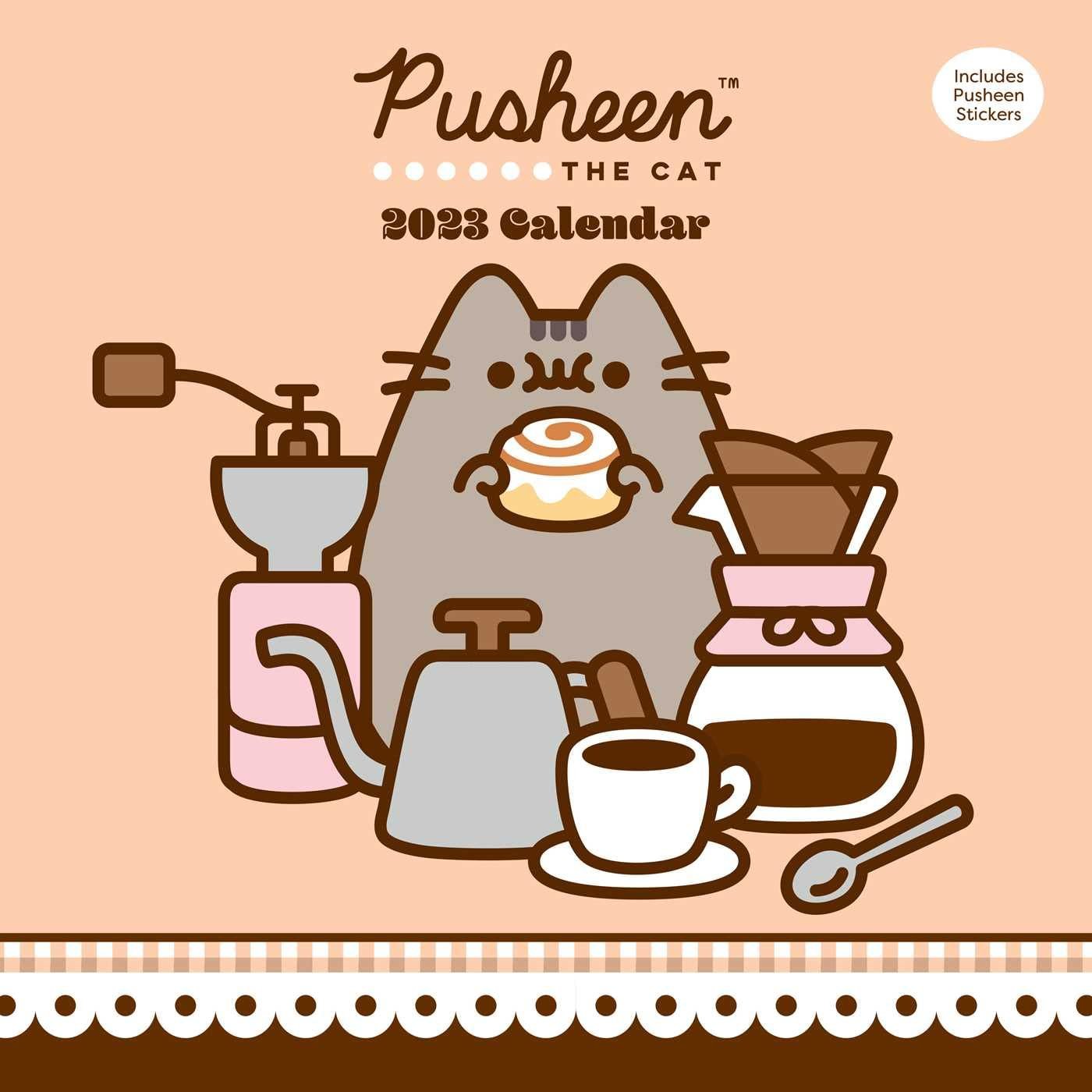 Features charming artwork from Pusheen's Patisserie in scrumptious shades of caramel, mocha, cinnamon, and signature pink. 