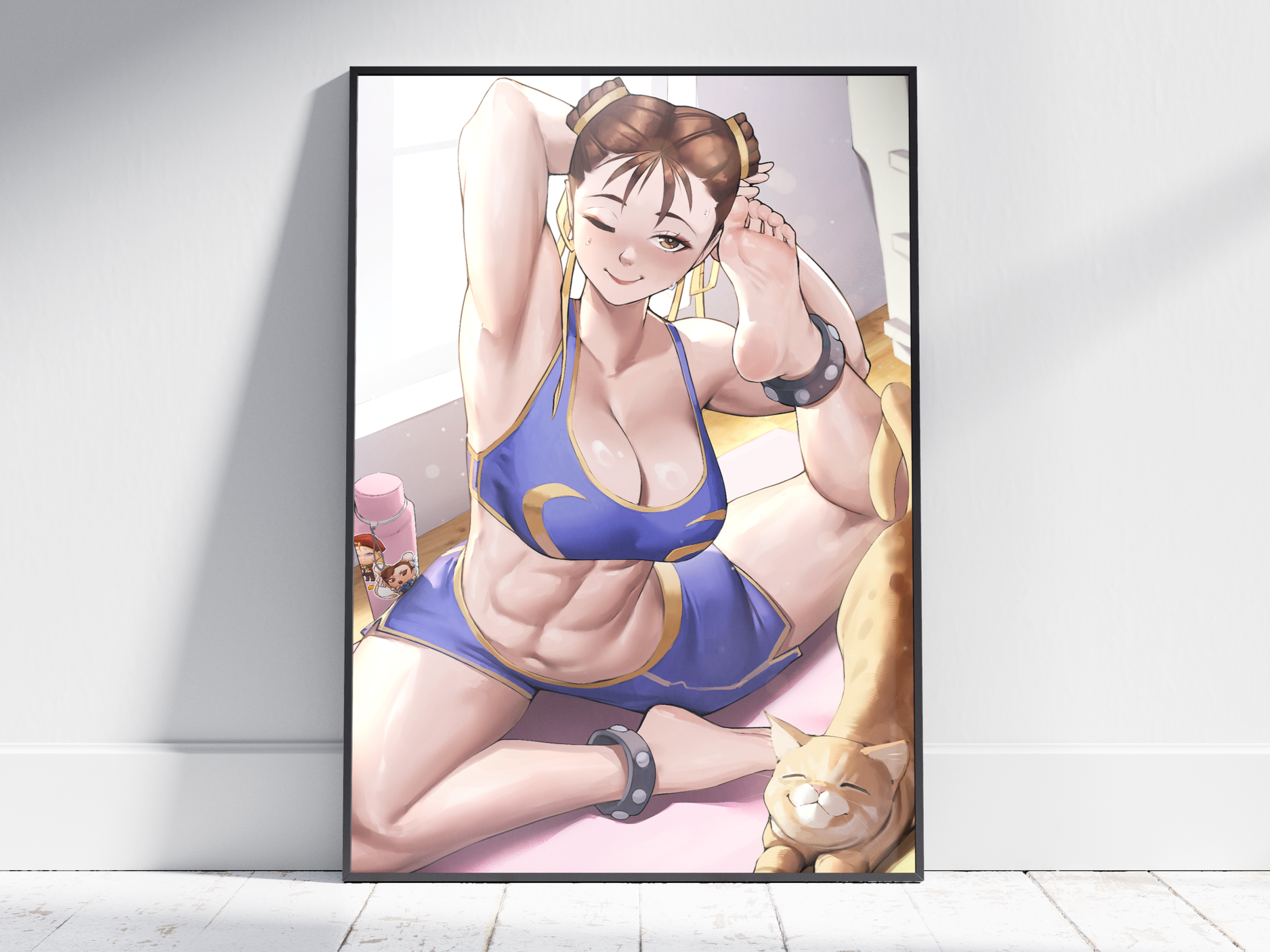 Chun Li Stretching Poster