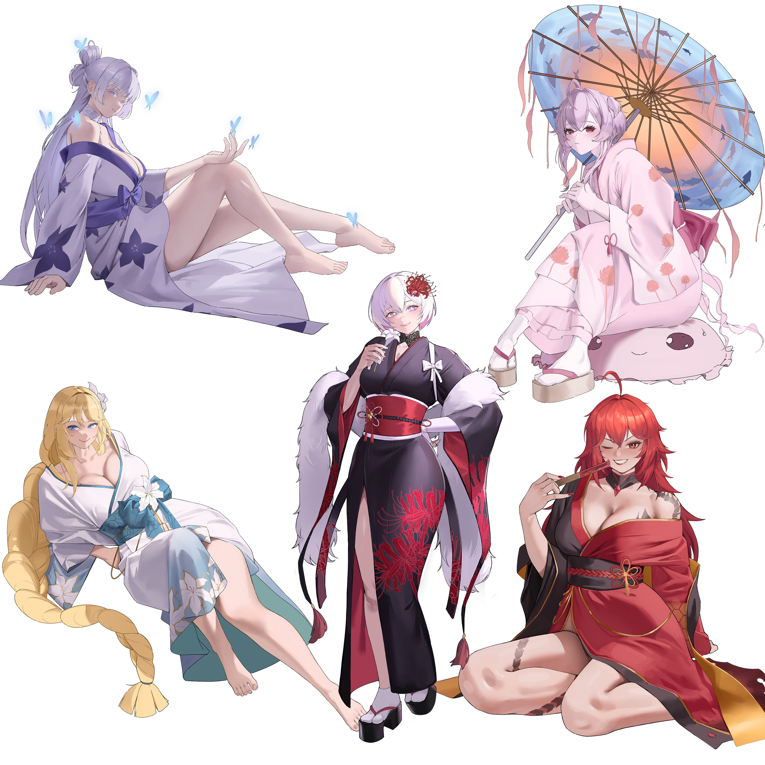 NIKKE Kimono Sticker Collection