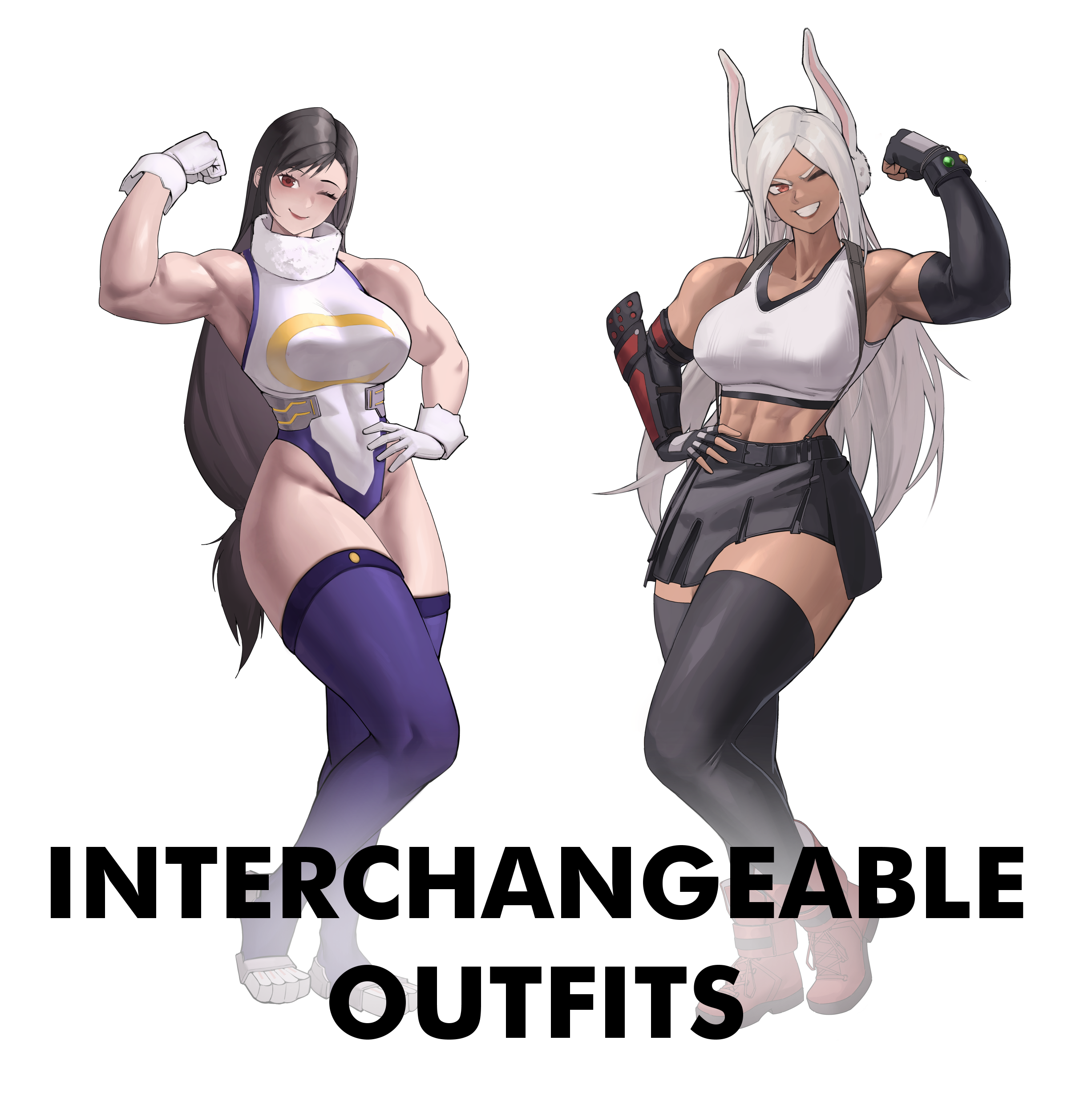 Mirko/Tifa Dress-up Bundle