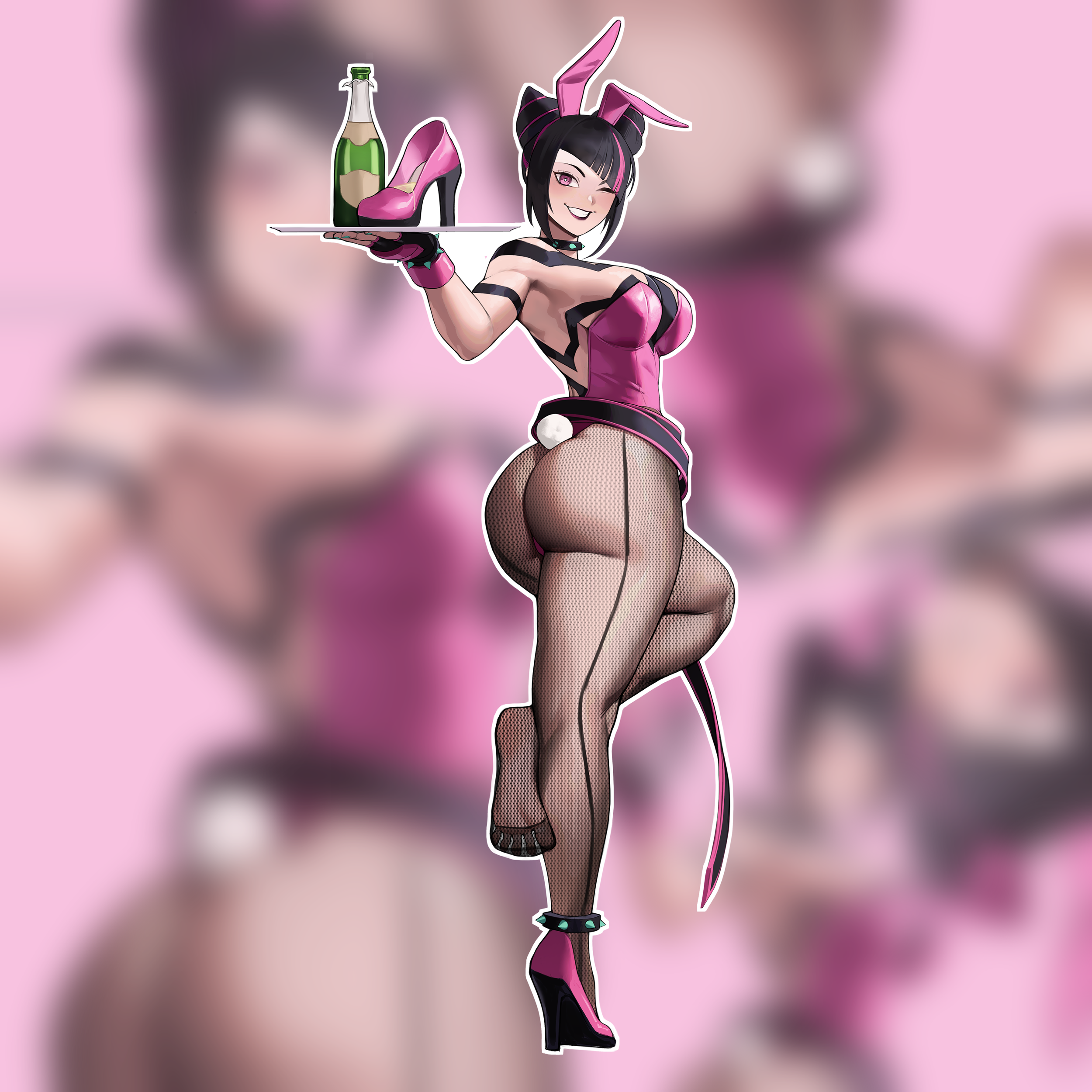Bunny Suit Juri Sticker