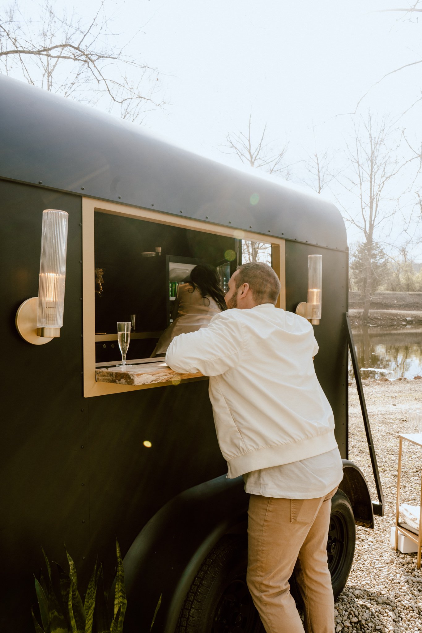 Modern Mobile Bar Cart Ohio