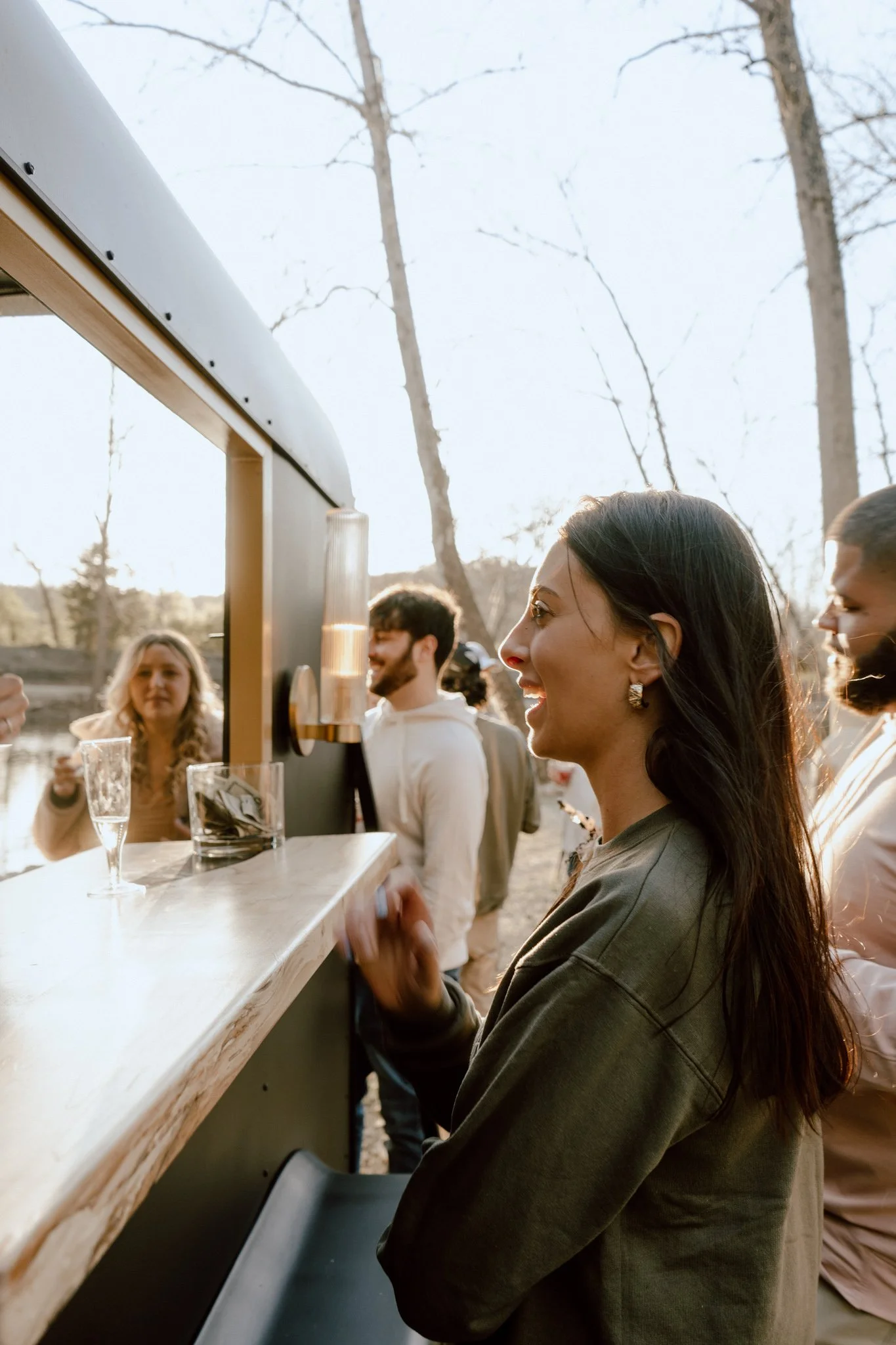 Girl Cart Mobile Bar