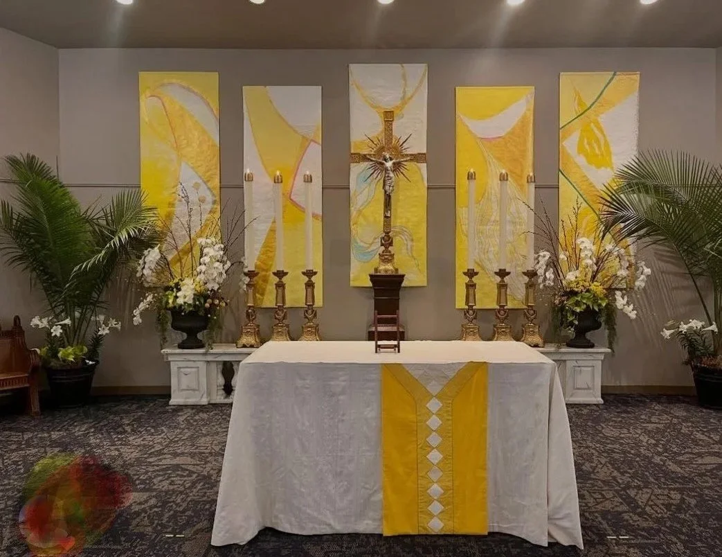 Easter Banners, 2026 (during renovation) Basilica of Saint Mary | Minneapolis, MN