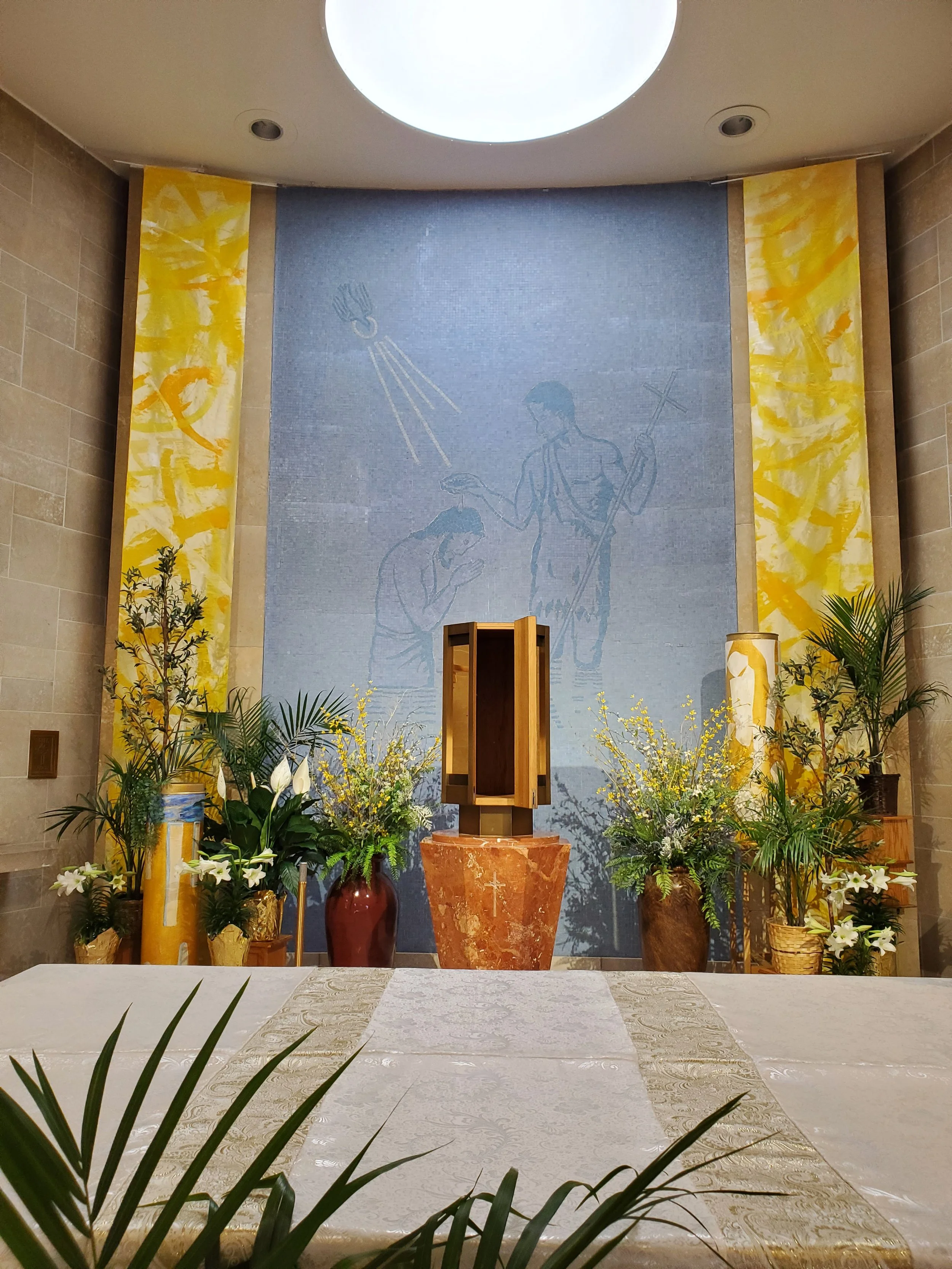 Easter banners (2025) | St. John the Baptist | Mankato, MN