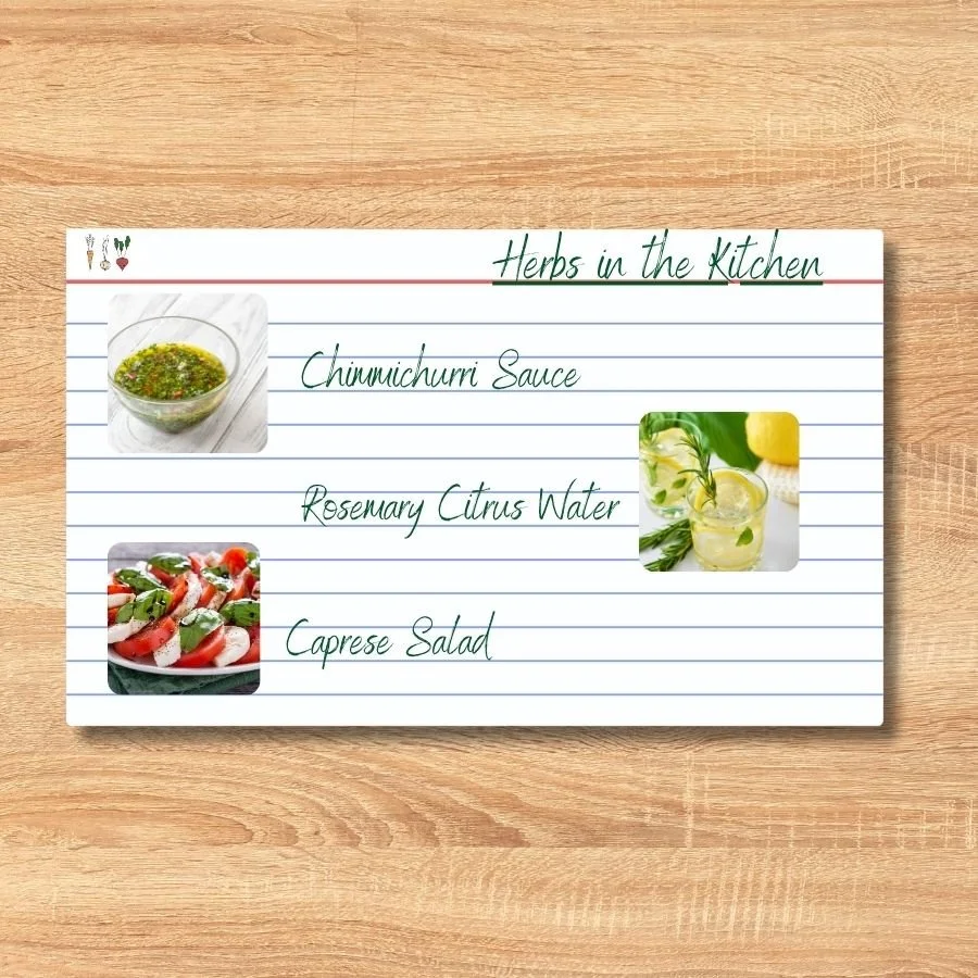 Herbs in the Kitchen