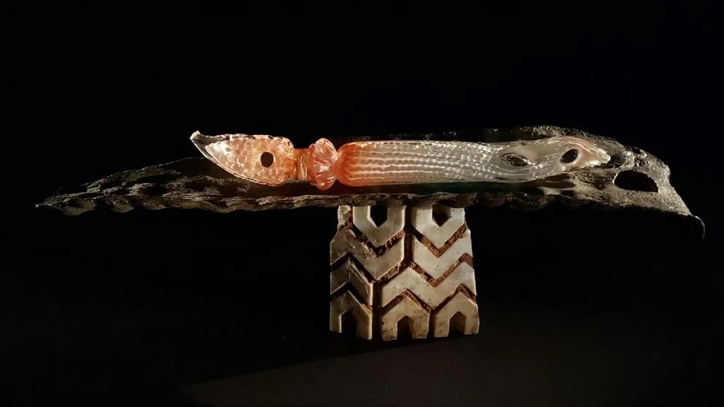 The Offering
The Altar Series
Blown Glass, Cast Glass, Bronze
10”H x 27”W x 6”D
2016