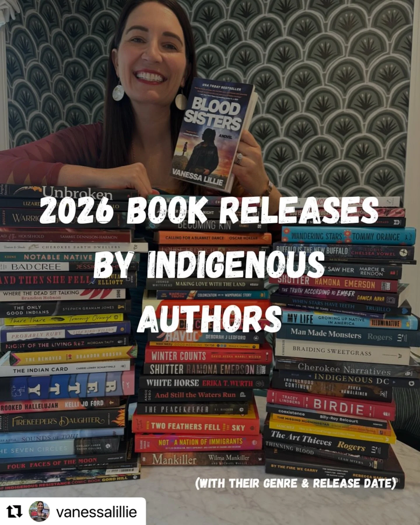 RP @vanessalillie BY @ndngirlsbookclub 
・・・
Indigenous Reads Friday! 🔥 There are lots of great new books out this year from Indigenous authors!

What&rsquo;s on your TBR and what books did I miss?!
