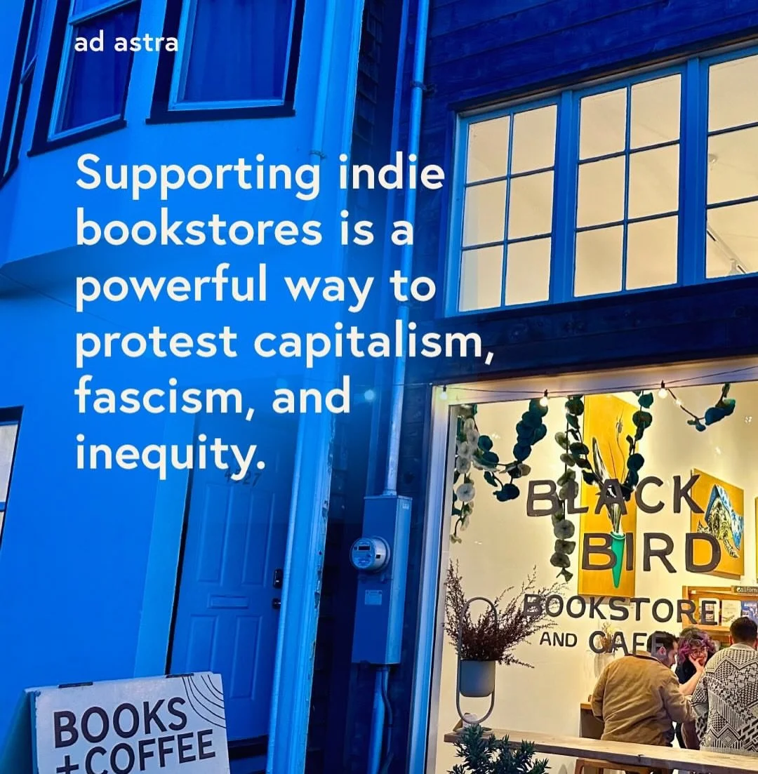 INDIGENOUS BOOKSELLERS!! support them!!✨💗✨💗✨💗

repost: @adastra_stories 

Supporting indie bookstores is a form of protest 📢

Behind our society&rsquo;s historical and current issues is a consistent thread: capitalism. From the founding of our co