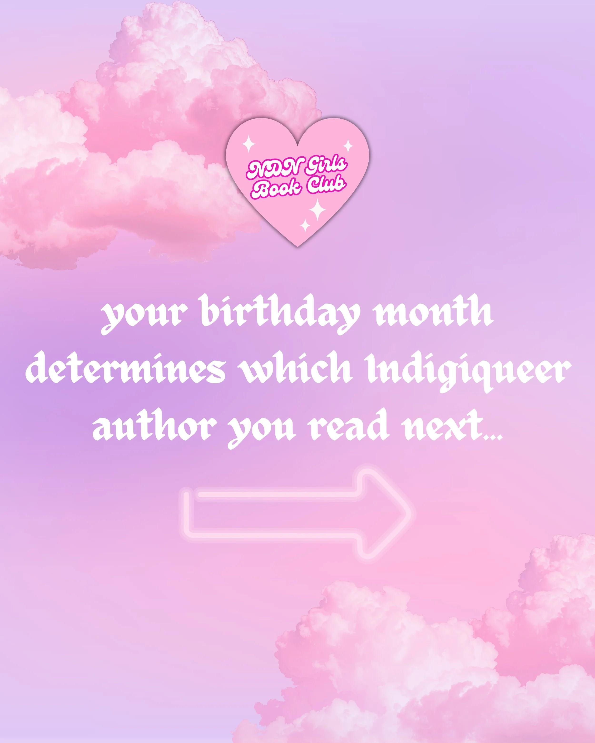 YAYYY PART 2!! Find your birthday month here!! And comment what you got 🙈💗 scroll back to see the first set of recommendations!

Don&rsquo;t forget to sign up for our newsletter for more Book Club in your inbox: www.ndngirlsbookclub.org to find out