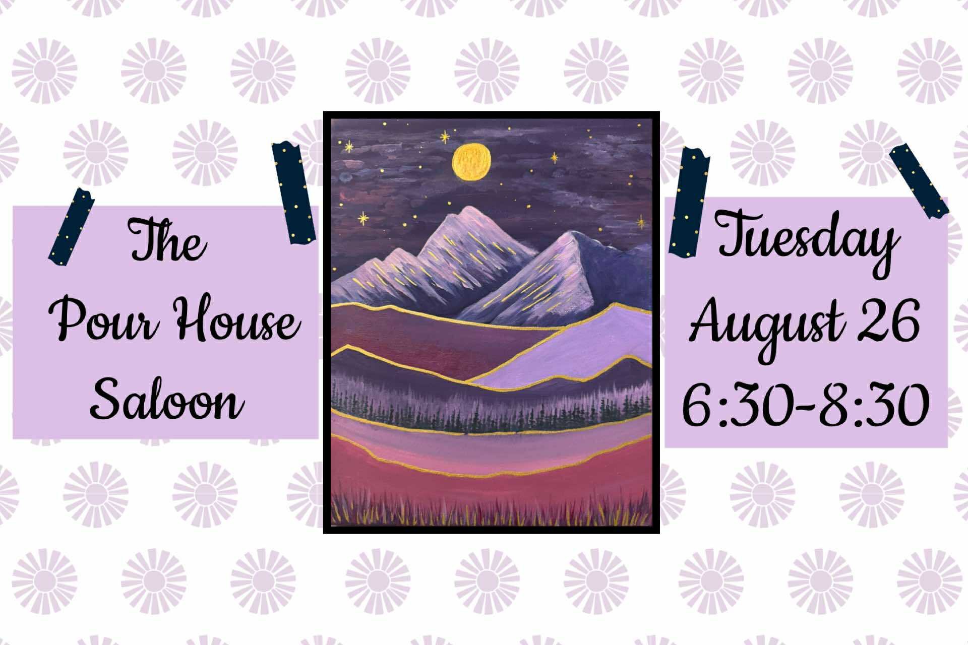 Paint Night at The Pour House Saloon