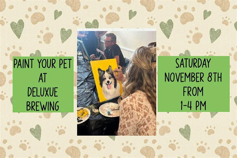 Paint Your Pet at Deluxe Brewing