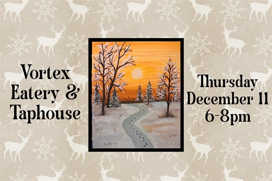 December Paint &amp; Sip at Vortex Eatery &amp; Taphouse