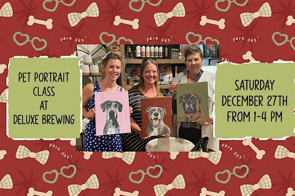 Paint Your Pet at Deluxe Brewing