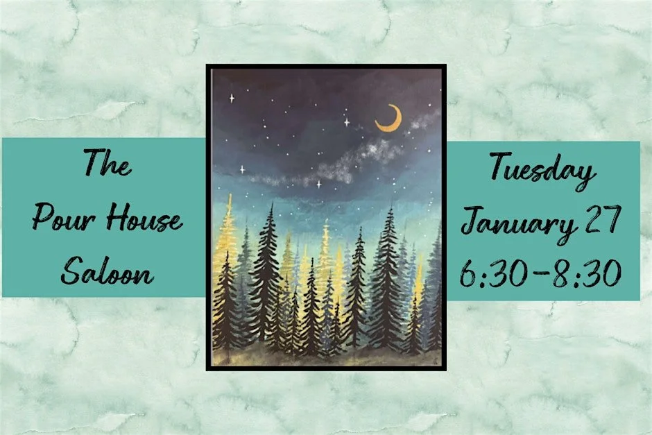January Paint Night at The Pour House Saloon