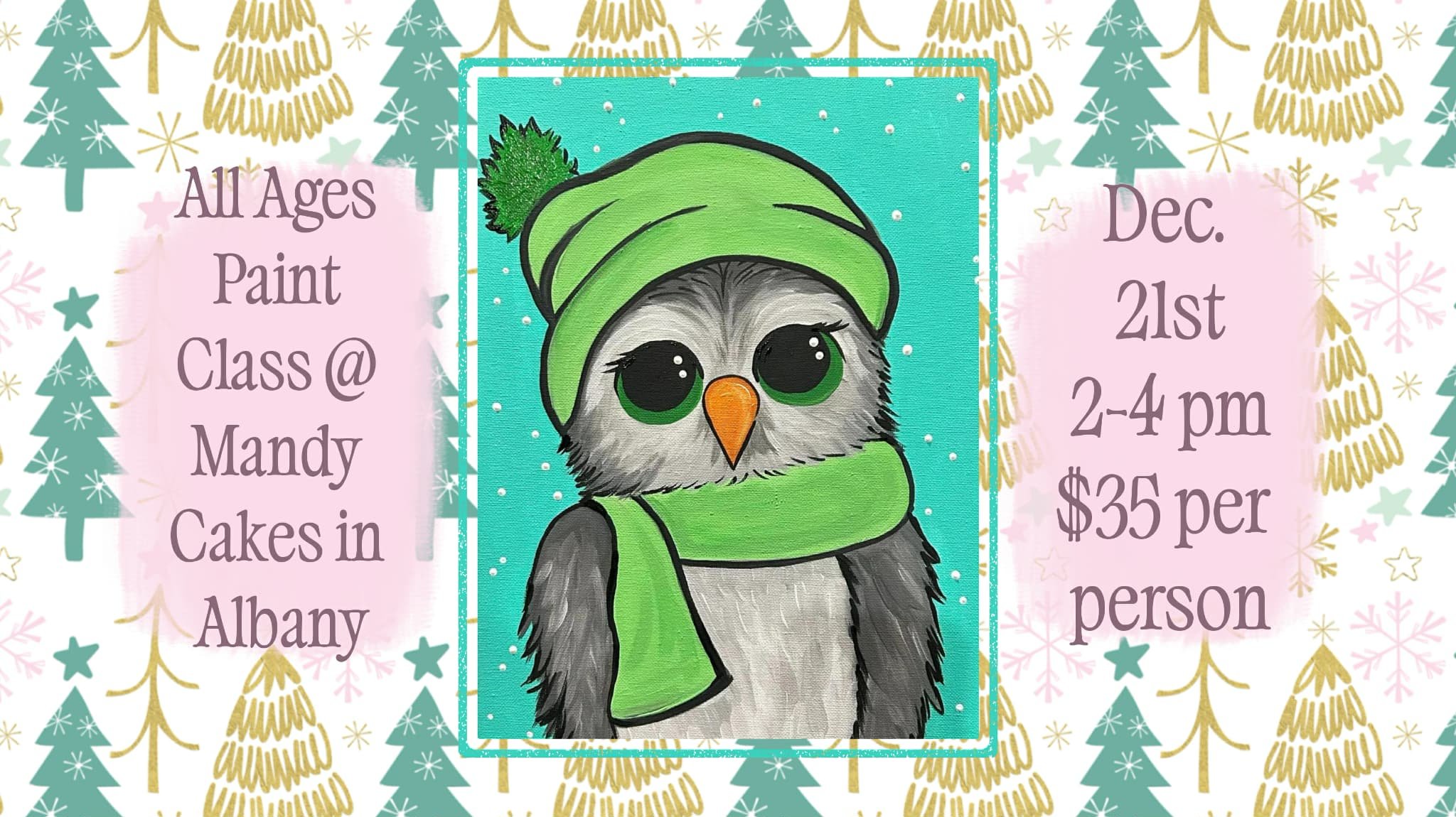 All Ages Paint Class at Mandy Cakes in Albany