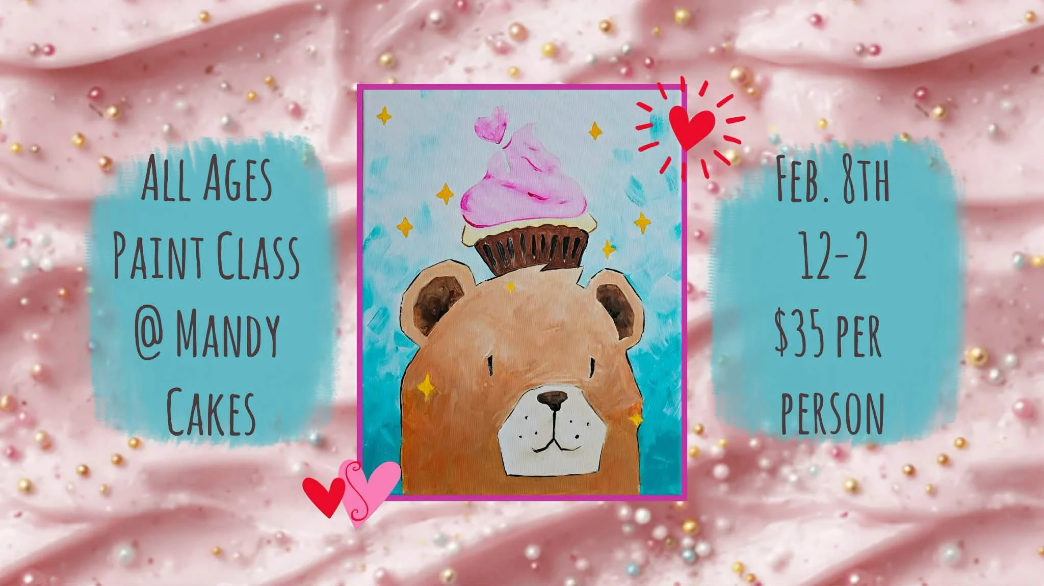 All Ages Paint Class at Mandy Cakes in Albany