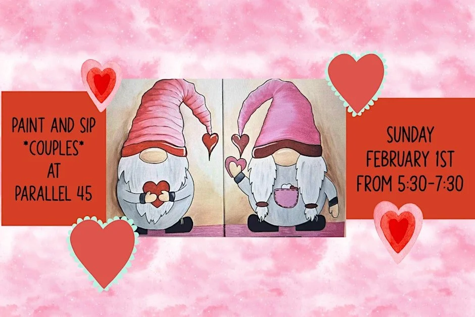 Paint and Sip *Couples Class* At Parallel 45 Brewing