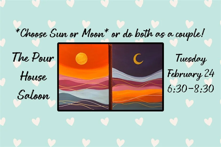 February Paint Night At Pour House Saloon