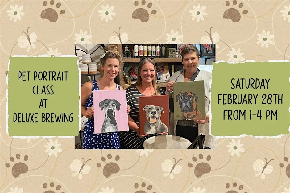 Paint Your Pet at Deluxe Brewing