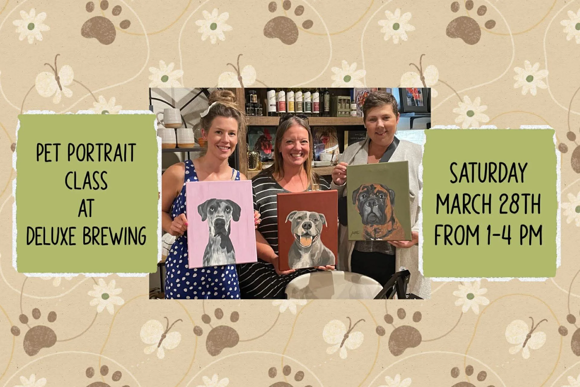 Paint Your Pet at Deluxe Brewing