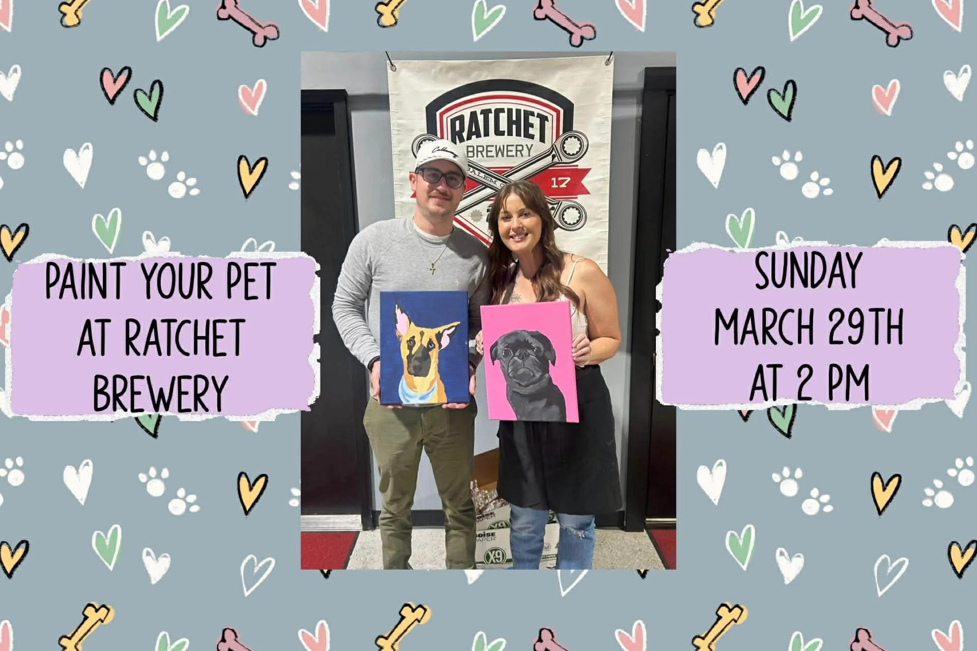 Paint Your Pet at Ratchet Brewing